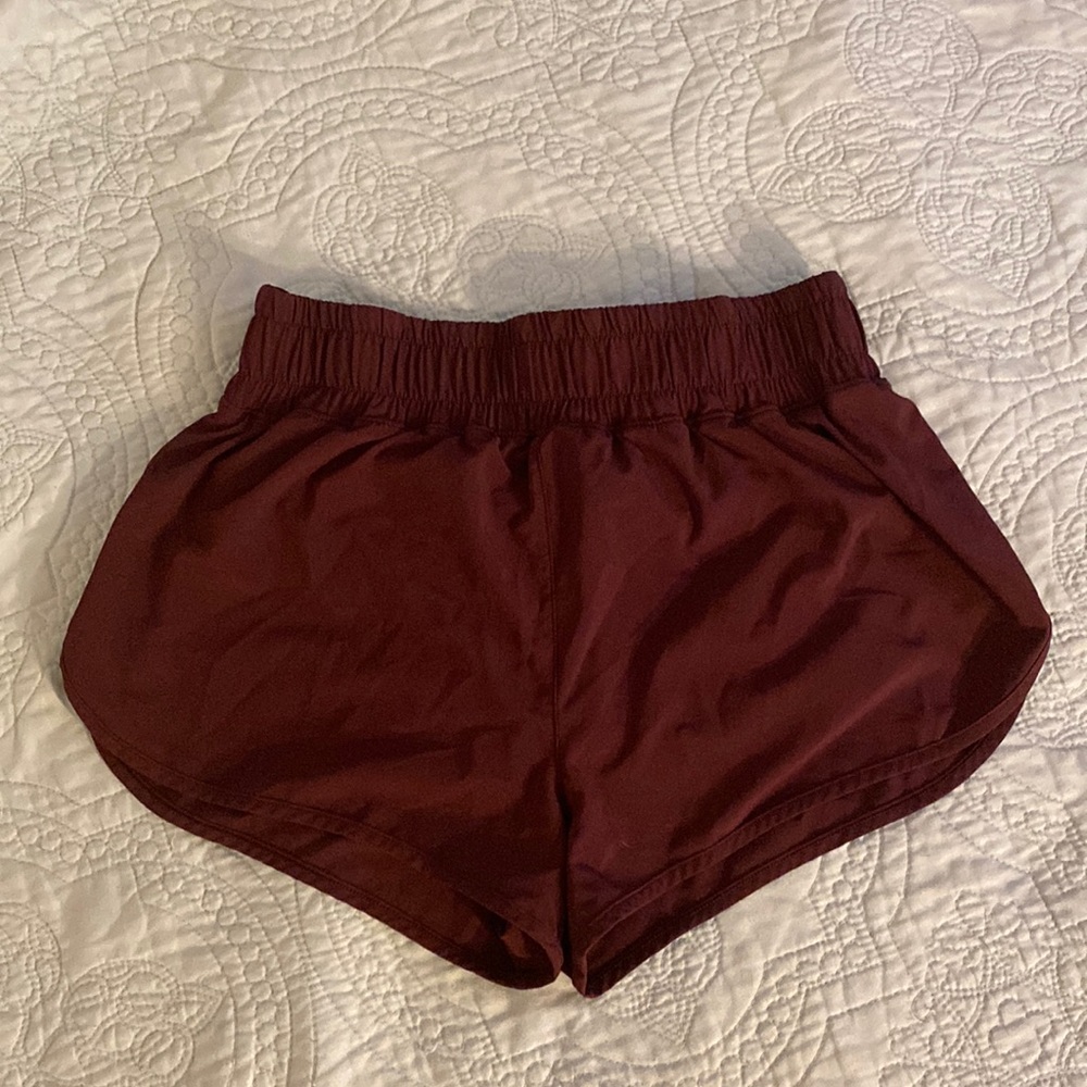 VS sport maroon track shorts